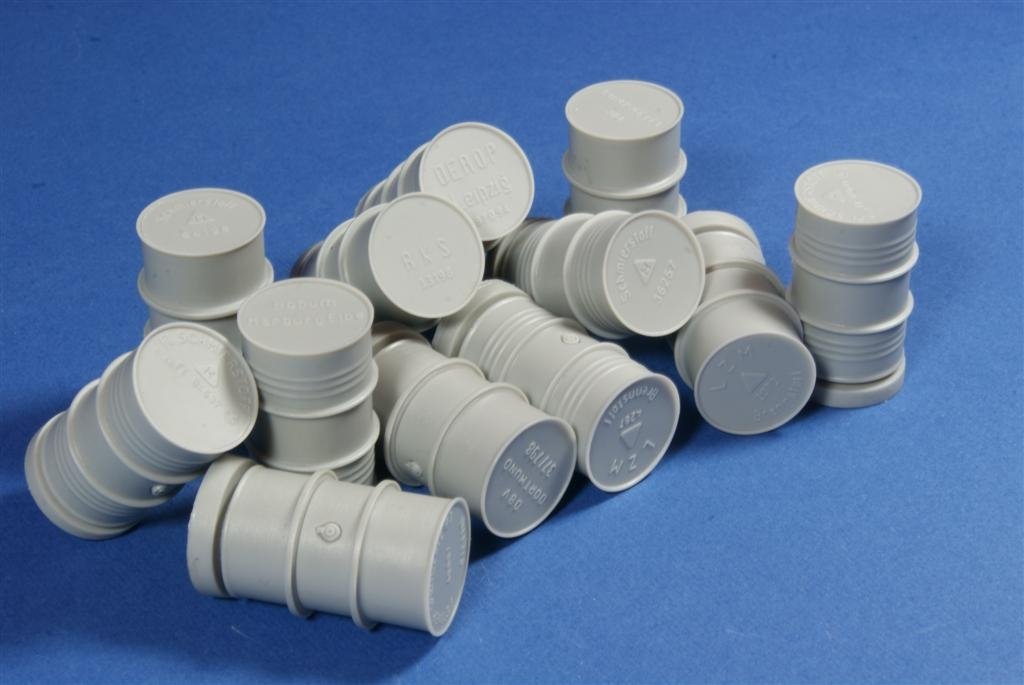 Panzer Art RE35-184 WWII 200l German fuel drums (commercial) 1/35 – zdjęcie 2