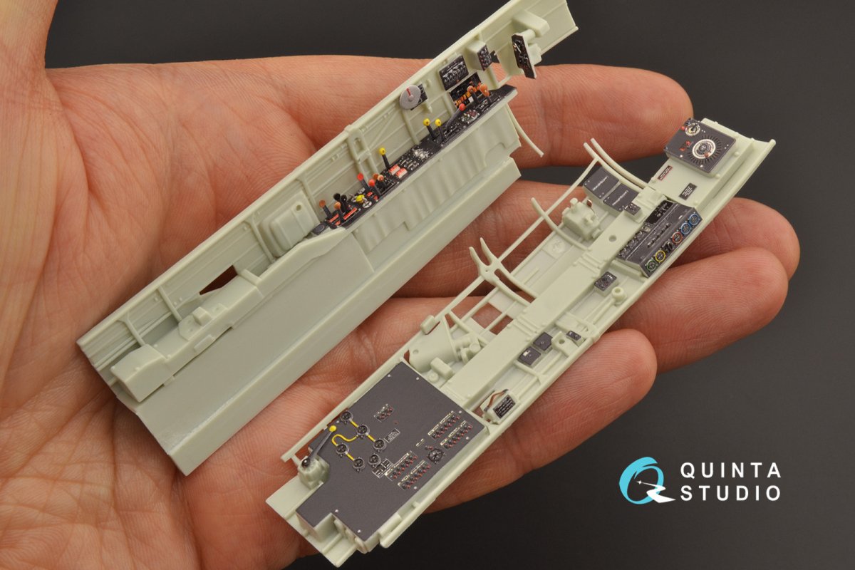 Quinta Studio QD32114 Ju 88A-4 3D-Printed &amp;amp; colored Interior on decal paper (Revell) 1/32 – image 3