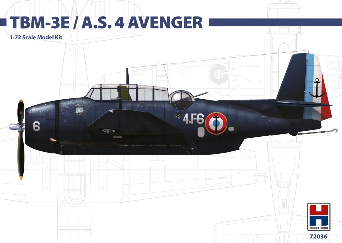 Hobby 2000 72036 TBM-3E / AS Mk. IV (Hasegawa) 1/72