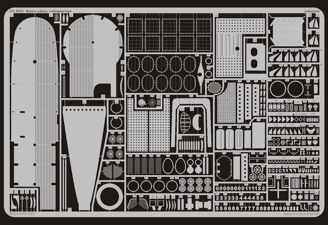 Eduard BIG5301 GATO CLASS SUBMARINE 1/72 REVELL – zdjęcie 2