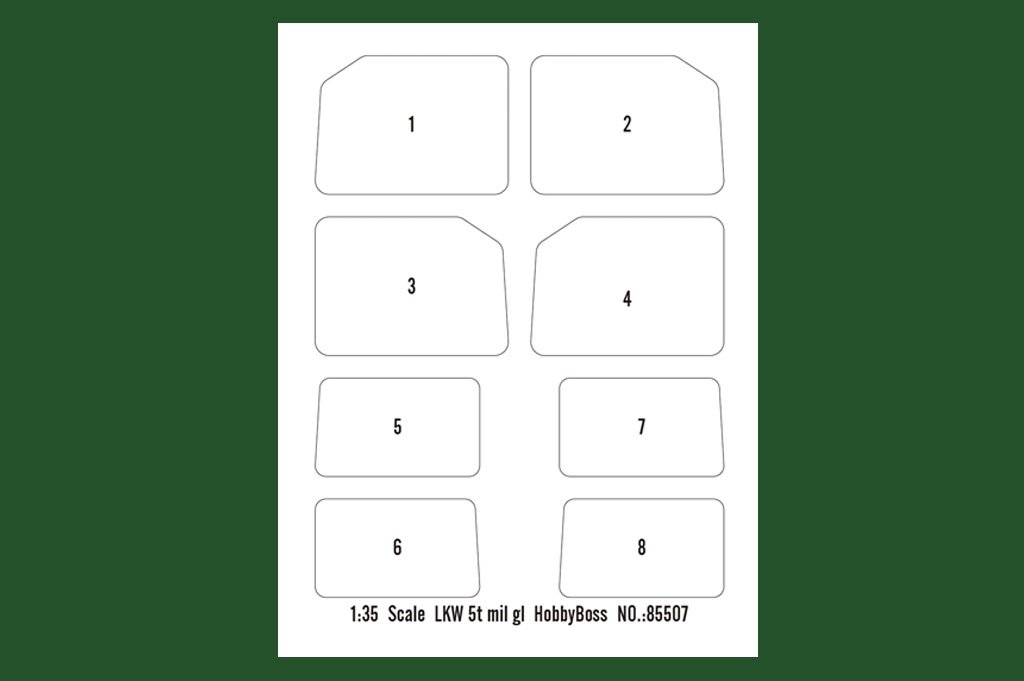 Hobby Boss 85507 LKW 5t mil gl 1/35 – immagine 4