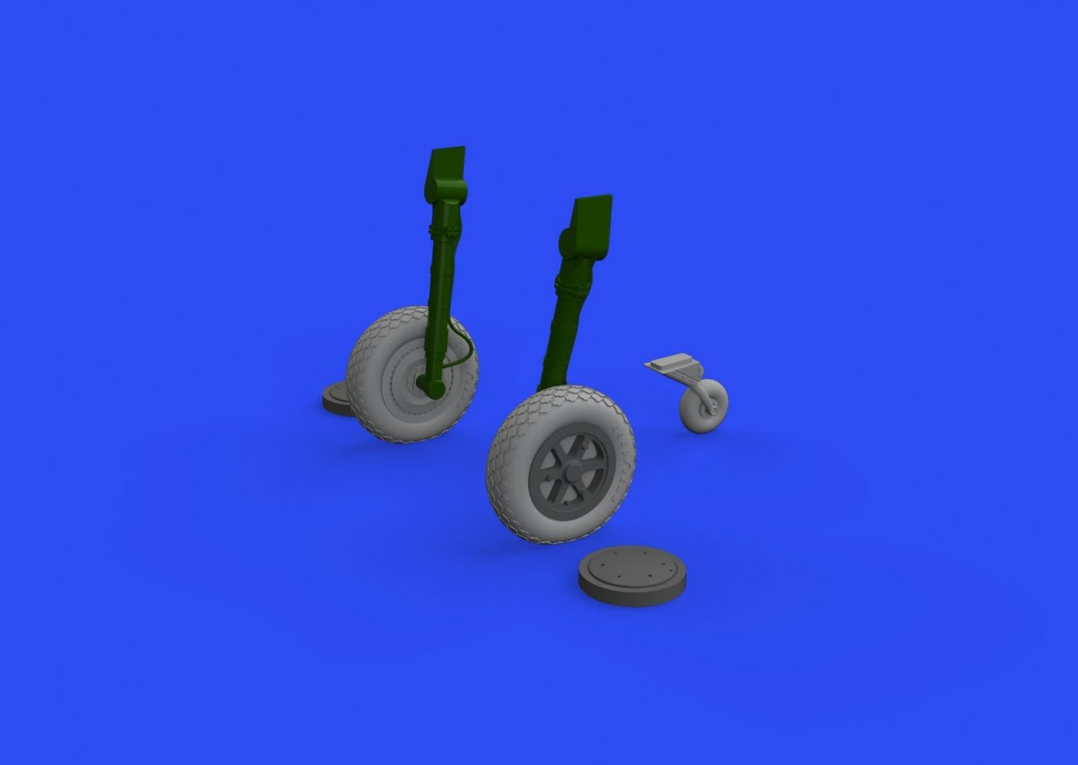 Eduard 648713 SBD-5 wheels REVELL, ACCURATE MINIATURES 1/48 – zdjęcie 2
