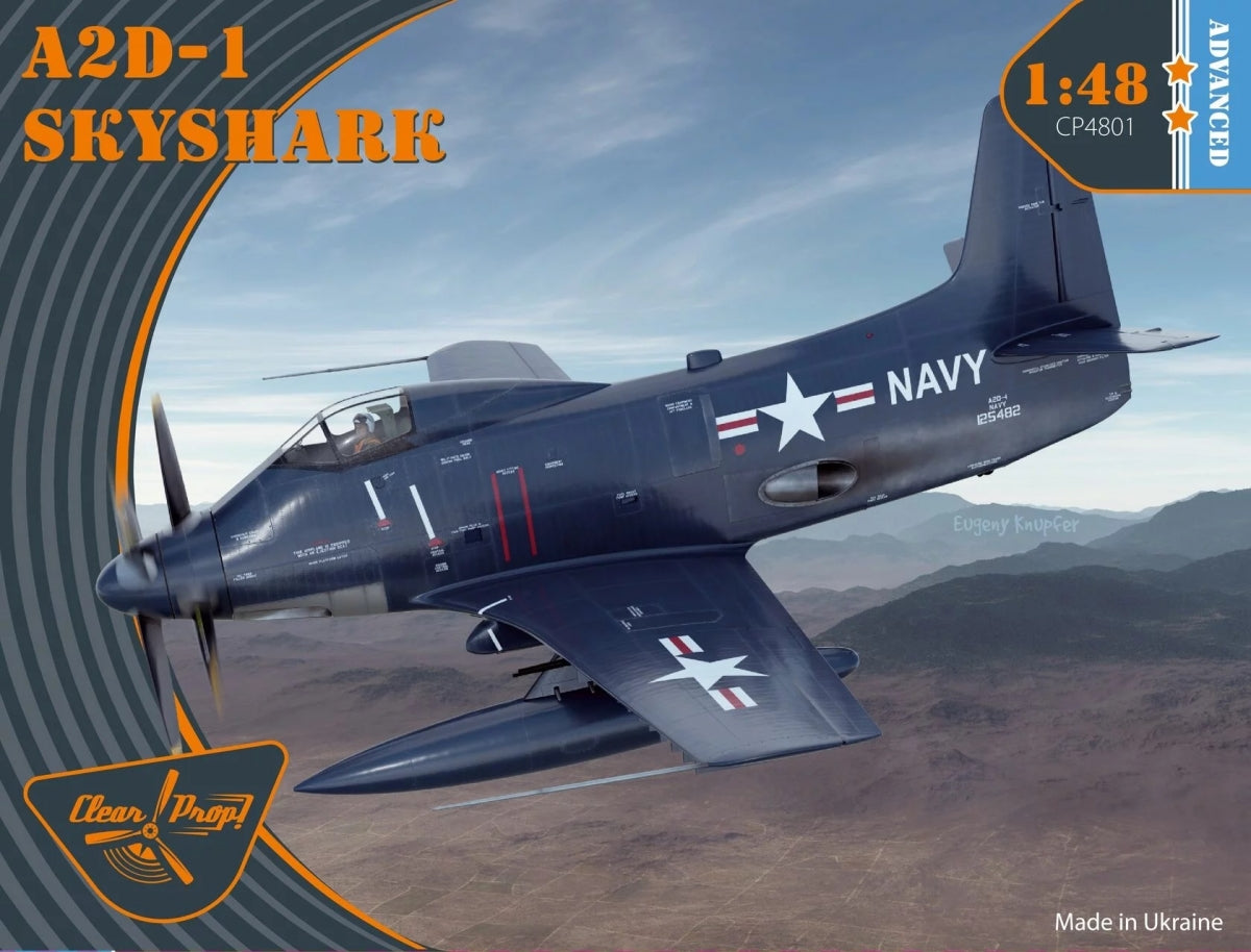 Clear Prop! CP4801 A2D-1 Skyshark ADVANCED KIT 1/48 – zdjęcie 2