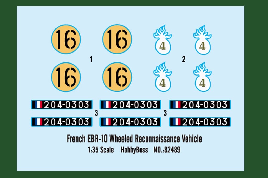 Hobby Boss 82489 EBR-10 French Wheeled Reconnaissance Vehicle 1/35 – Bild 4