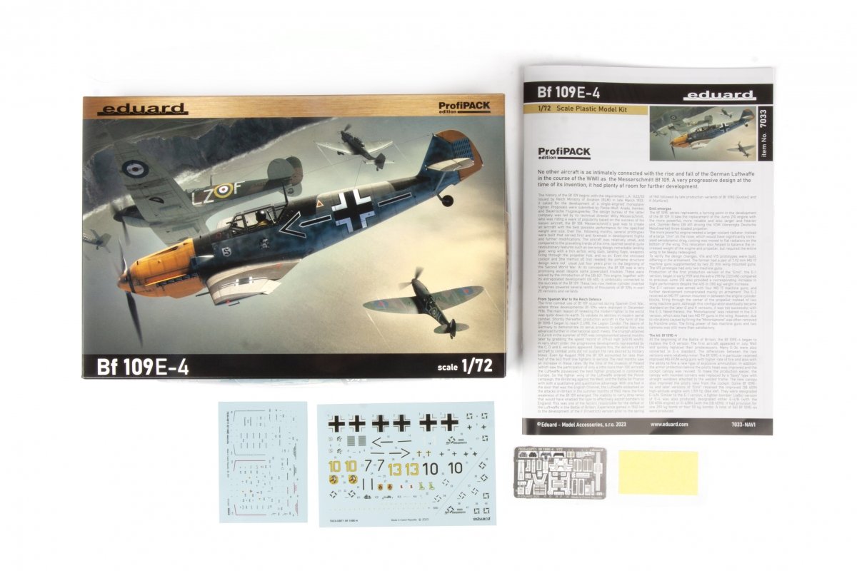 Eduard 7033 Bf 109E-4 ProfiPack edition 1/72 – zdjęcie 2