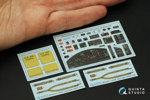 Quinta Studio QD32218 Boeing B-17G Navigator, bombardier, waist and tail gunners compartments. 3D-Printed coloured Interior (HK models) 1/32 – zdjęcie 3