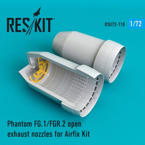 RESKIT RSU72-0110 Phantom FG.1/FGR.2 open exhaust nozzles for Airfix 1/72