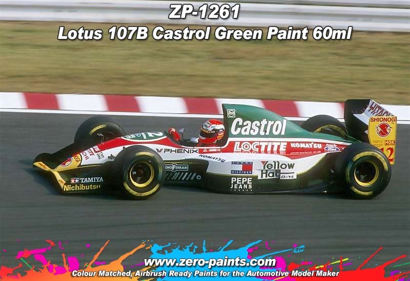 Zero Paints ZP-1261 Lotus 107B Castrol Green Paint 60ml – image 2