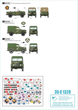Star Decals 35-C1320 GAZ-69 1/35 – zdjęcie 2