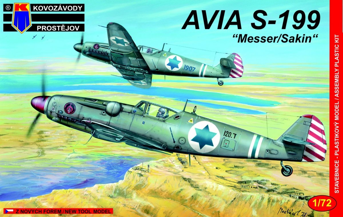 Kozavody Prostejov KPM0006 Avia S-199 Messer/Sakin 1/72
