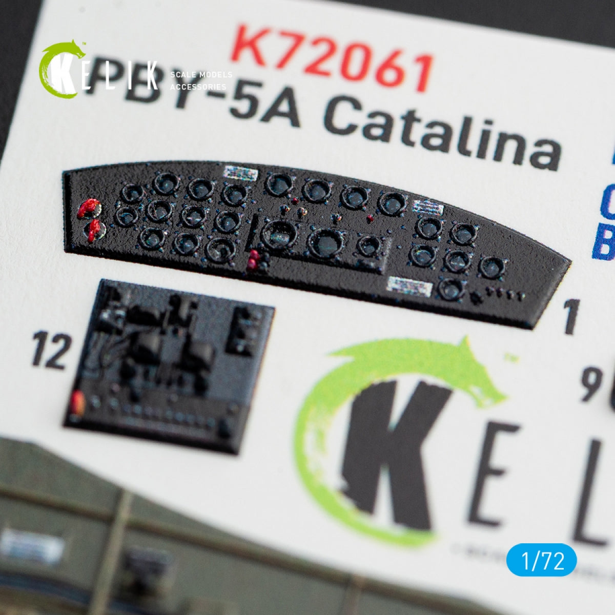 KELIK K72061 PBY-5A CATALINA INTERIOR 3D DECALS FOR TAMIYA KIT 1/72 – zdjęcie 2