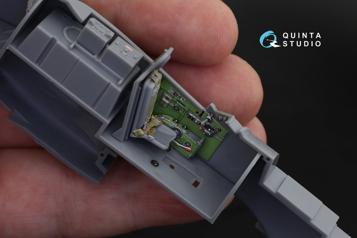 Quinta Studio QD48253 P-51D 3D-Printed &amp;amp; coloured Interior on decal paper ( Tamiya ) 1/48 – zdjęcie 6