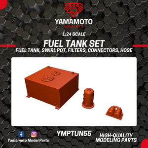 Yamamoto YMPTUN55 Fuel Tank + Swirl 1/24 – zdjęcie 3