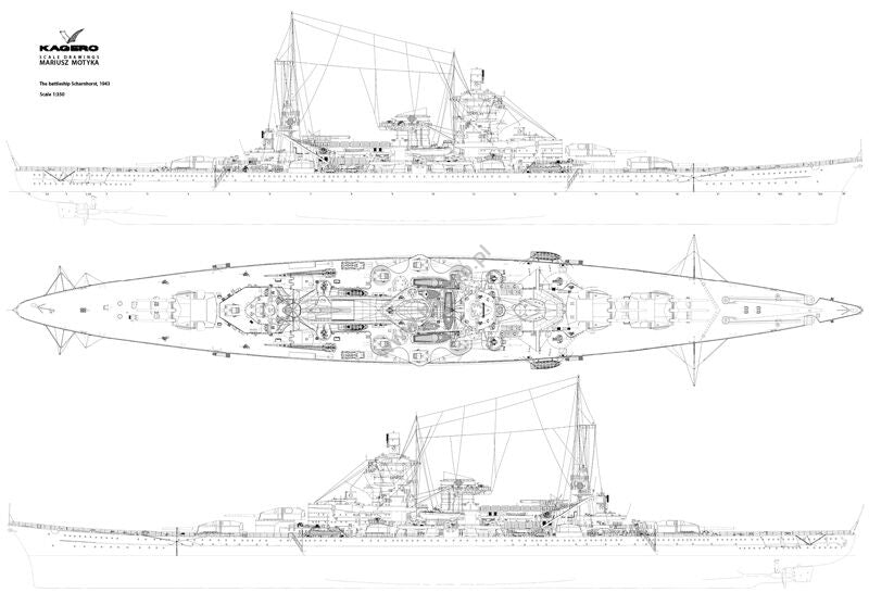 Kagero 16007 The Battleship Scharnhorst EN – zdjęcie 7