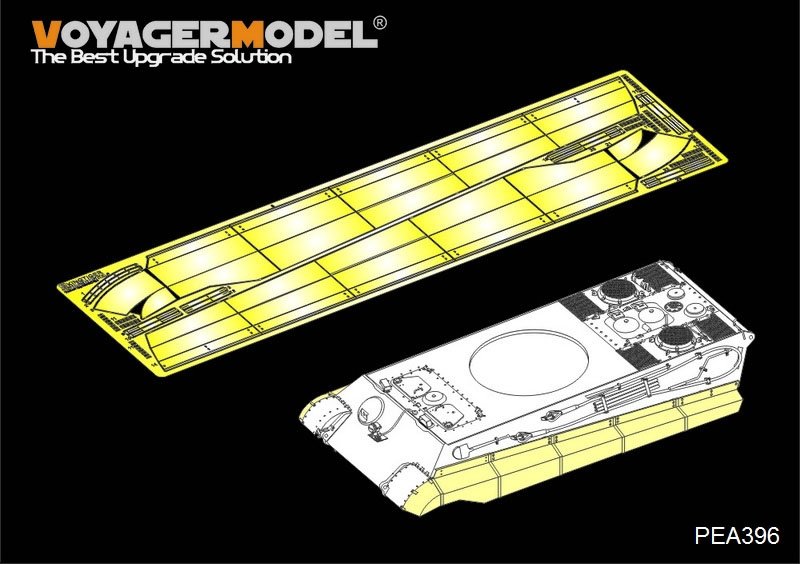 Voyager Model PEA396 WWII German King Tiger Schurzen For TAKOM 1/35