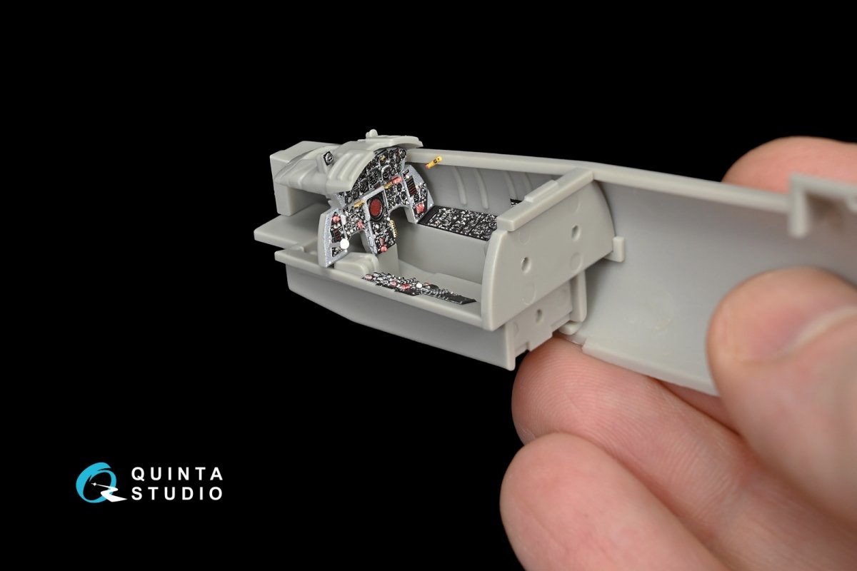 Quinta Studio QD48063 F-104G 3D-Printed &amp;amp; coloured Interior on decal paper (for Hasegawa kit) 1/48 – zdjęcie 3