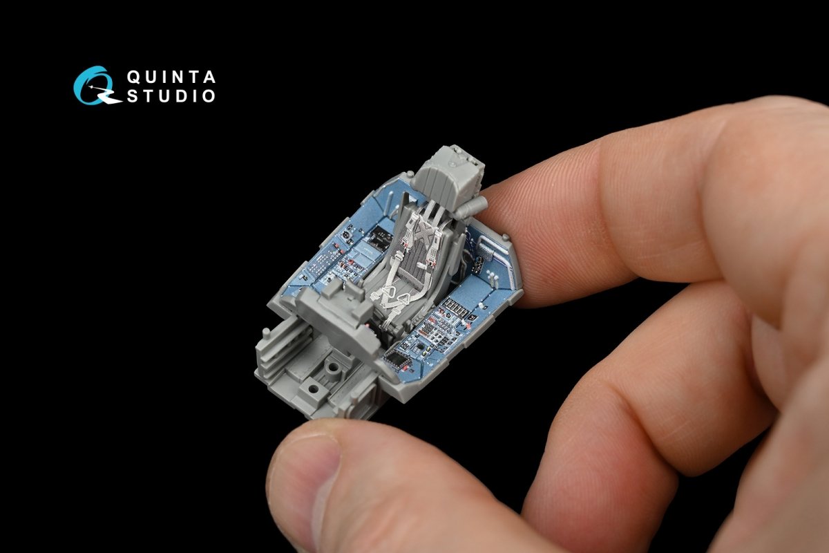 Quinta Studio QD48057 Su-35S 3D-Printed &amp;amp; coloured Interior on decal paper (for GWH kit) 1/48 – zdjęcie 5