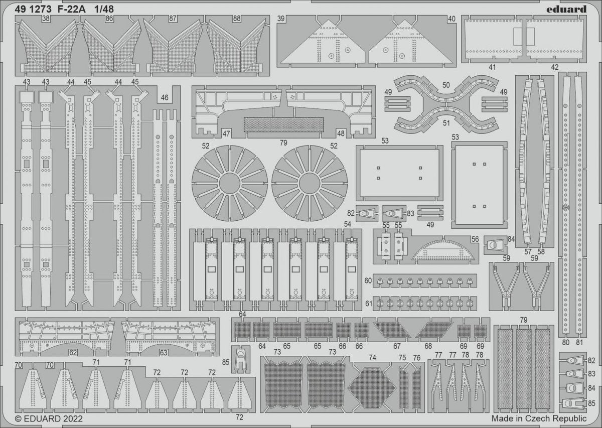 Eduard 491273 F-22A I LOVE KITS 1/48 – zdjęcie 2