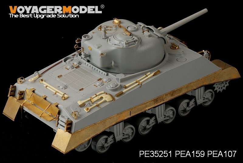 Voyager Model PEA159 WWII USMC M4A2 Mid Tank Late Version Side Skirts (For DRAGON Kit) 1/35 – zdjęcie 5