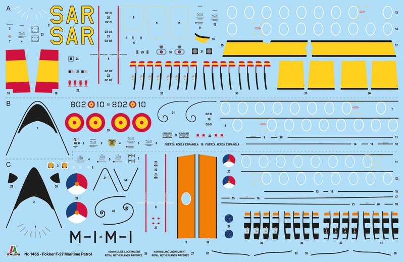 Italeri 1455 Fokker F-27 SAR 1/72 – zdjęcie 5