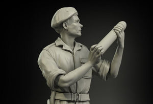 Panzer Art FI35-052 British RAC North Africa loading 75mm ammo soldier No.2 1/35 – image 2