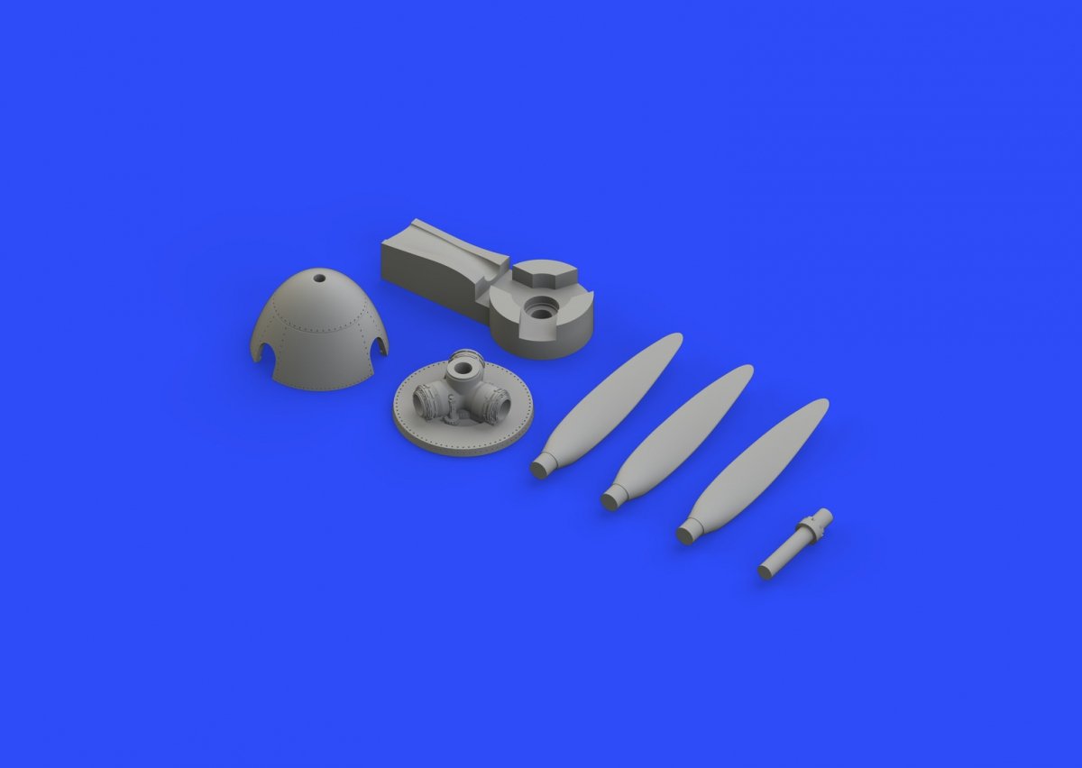 Eduard 648289 Bf 109F propeller EARLY EDUARD 1/48 – zdjęcie 4