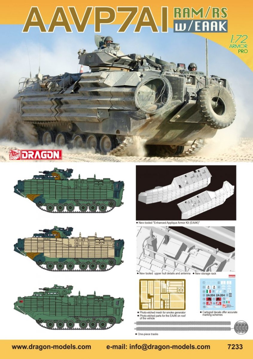 Dragon 7233 AAVP7A1 RAM/RS avec EAAK 1/72