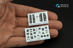 Quinta Studio QDS-48345 F/A-18B 3D-Printed &amp;amp; coloured Interior on decal paper (Hasegawa) (Small version) 1/48 – zdjęcie 3