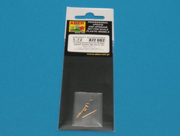 Aber A72 002 C wing armament for British fighter Spitfire Mk.VIII to XVI 1/72 – Bild 8