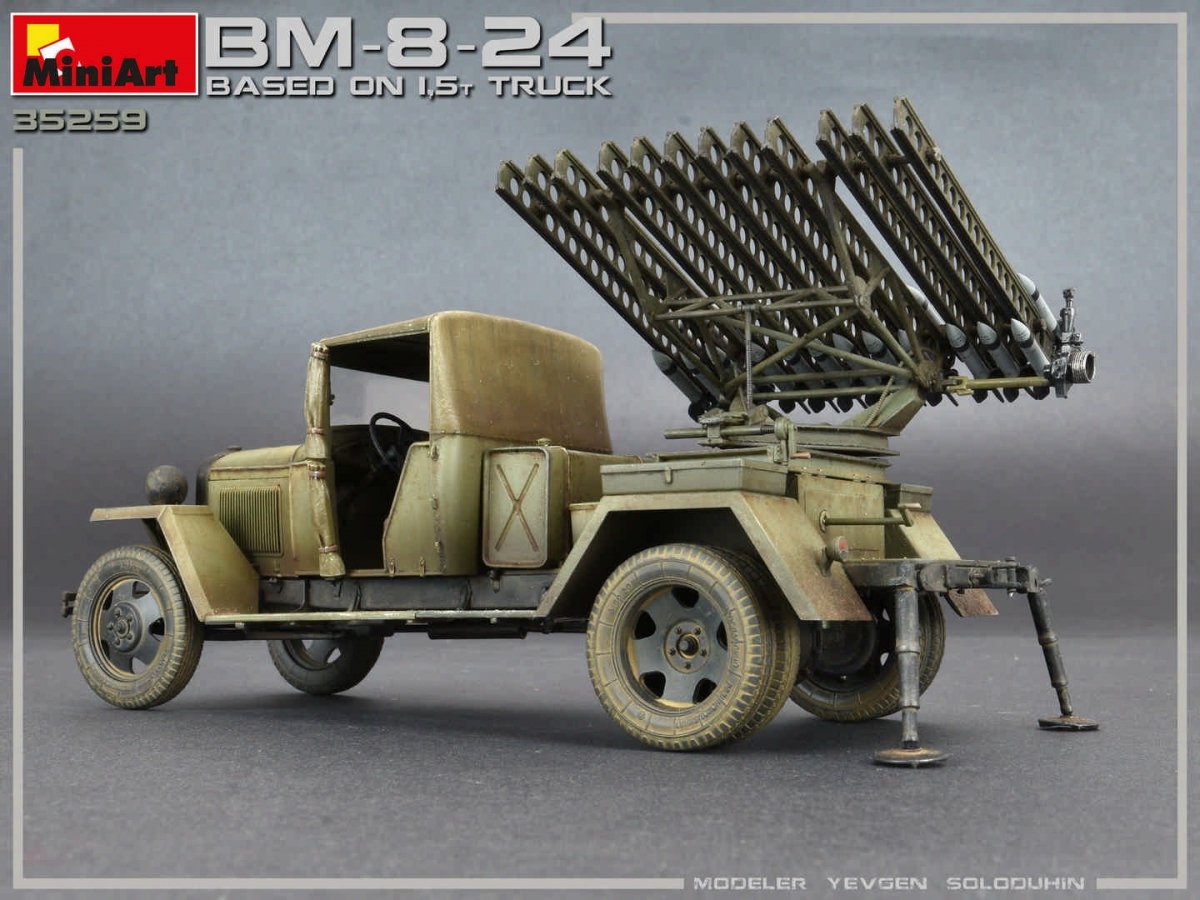 MiniArt 35259 Soviet Rocket Launcher BM-8-24 1/35 – zdjęcie 6