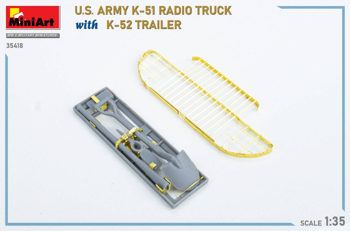 MiniArt 35418 US ARMY K-51 RADIO TRUCK WITH K-52 TRAILER. INTERIOR KIT 1/35 – zdjęcie 20