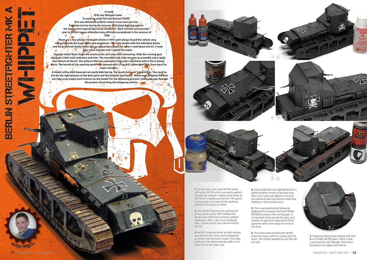 AK Interactive AK4817 TANKER 03: DUST AND DIRT (English) – zdjęcie 3