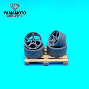 Yamamoto YMPRIM21 Advan Racing GT 4 18&amp;quot; + Tyres 1/24 – zdjęcie 4