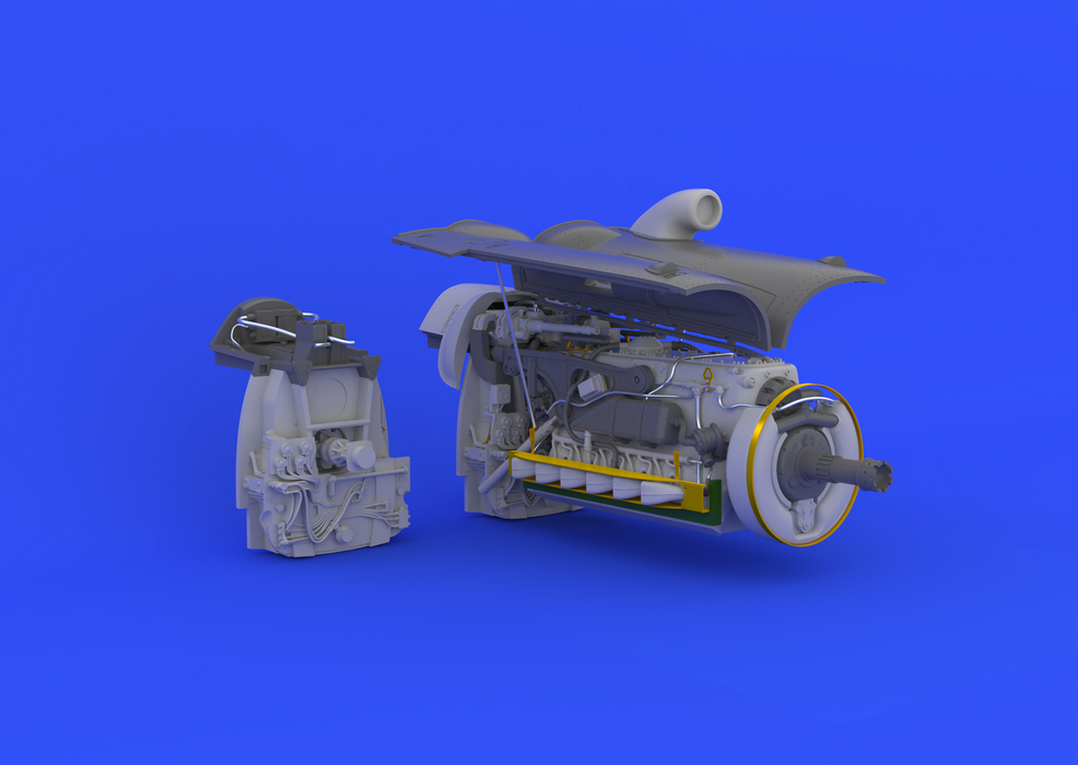 Eduard 632025 Bf 109G-6 engine 1/32 (Revel) – zdjęcie 5
