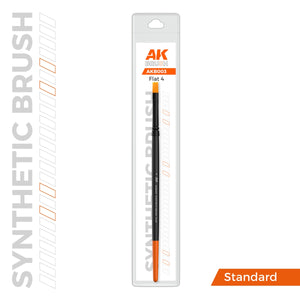 AK Interactive AKB003 AK SYNTHETIC BRUSH – FLAT 4 – image 2