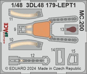 Eduard 3DL48179 MC.200 SPACE ITALERI 1/48 – zdjęcie 3