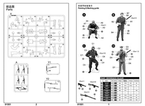 Trumpeter 01551 Russian T-62 Mod.1975 (Mod.1962+KTD2) – zdjęcie 4