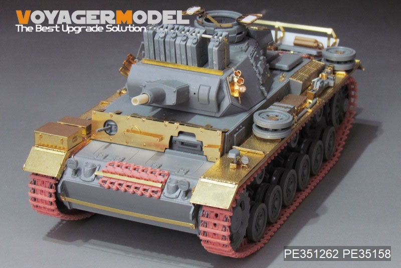 Voyager Model PE351262 WWII Pz.KPfw. III Ausf N Africa troop upgrade set basic For DRAGON 6431/6956 1/35 – zdjęcie 10