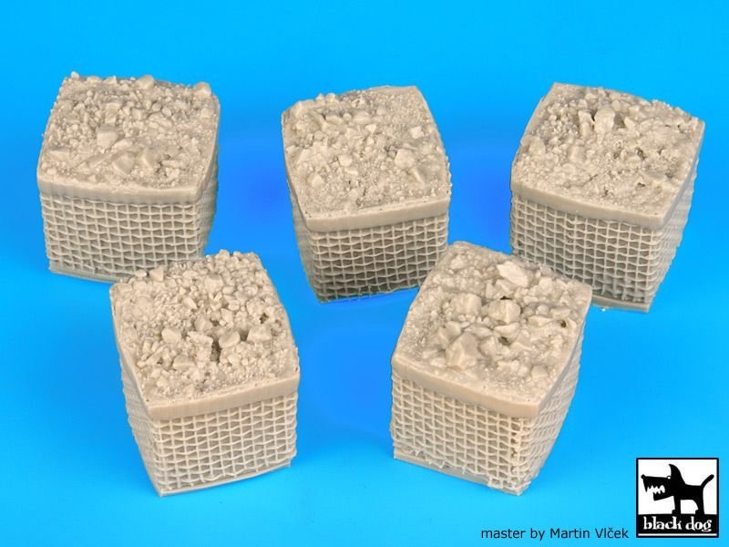 Black Dog D35015 Sandbag armored wall 1 1/35 – zdjęcie 2