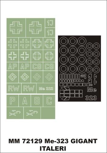 Montex MM72129 Me 323 Gigant ITALERI 1104 1/72