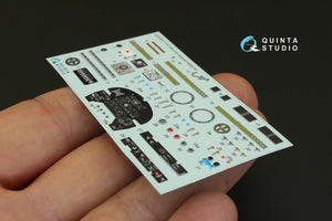 Quinta Studio QD32007 Yak-3 3D-Printed &amp;amp; colored Interior on decal paper (for Special Hobby kit) 1/32 – image 4