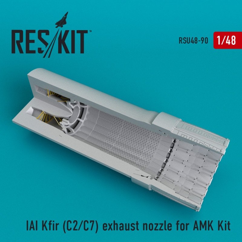 RESKIT RSU48-0090 IAI Kfir C2/C7 buses d'échappement pour kit Amk 1/48