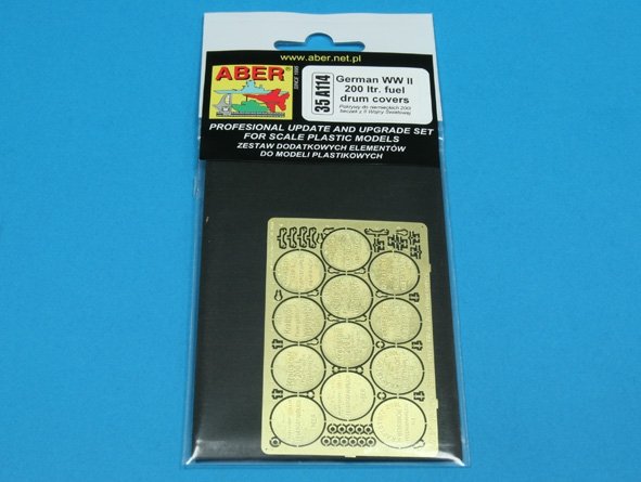 Aber 35A114 German WWII 200ltr. fuel drum covers 1/35 – image 5