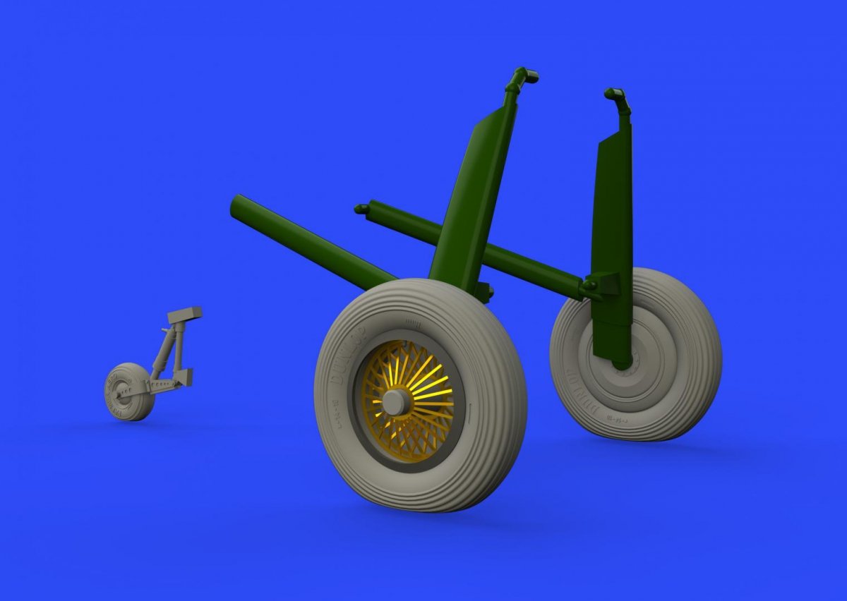 Eduard 648343 Walrus Mk. I wheels AIRFIX 1/48 – zdjęcie 4