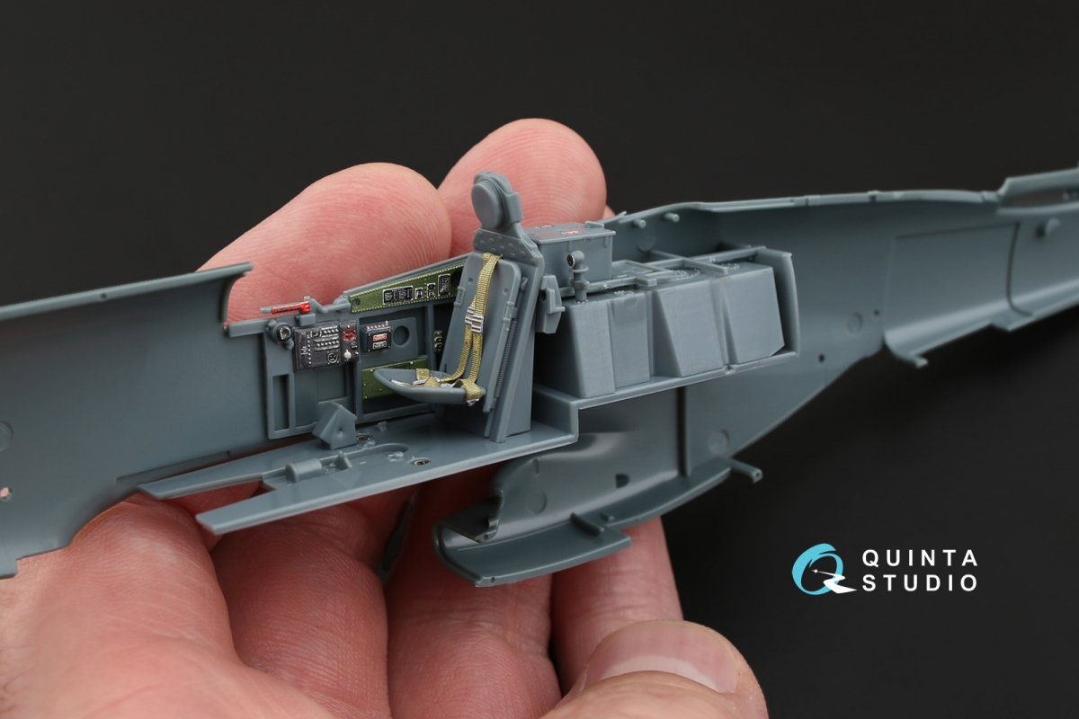 Quinta Studio QD48065 P-51D (Early) 3D-Printed &amp;amp; coloured Interior on decal paper (for Eduard kit) 1/48 – Bild 5