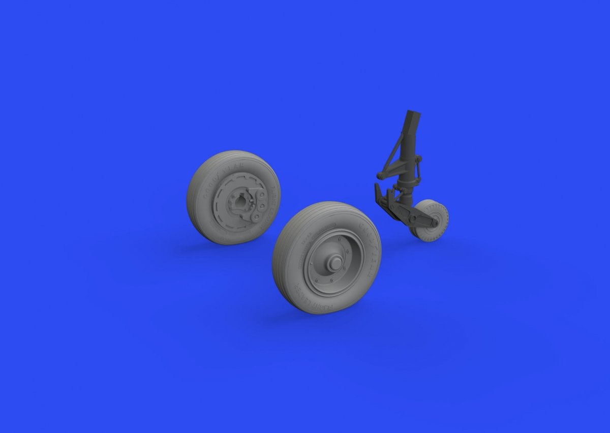 Eduard 648761 A-1J wheels TAMIYA 1/48 – zdjęcie 2