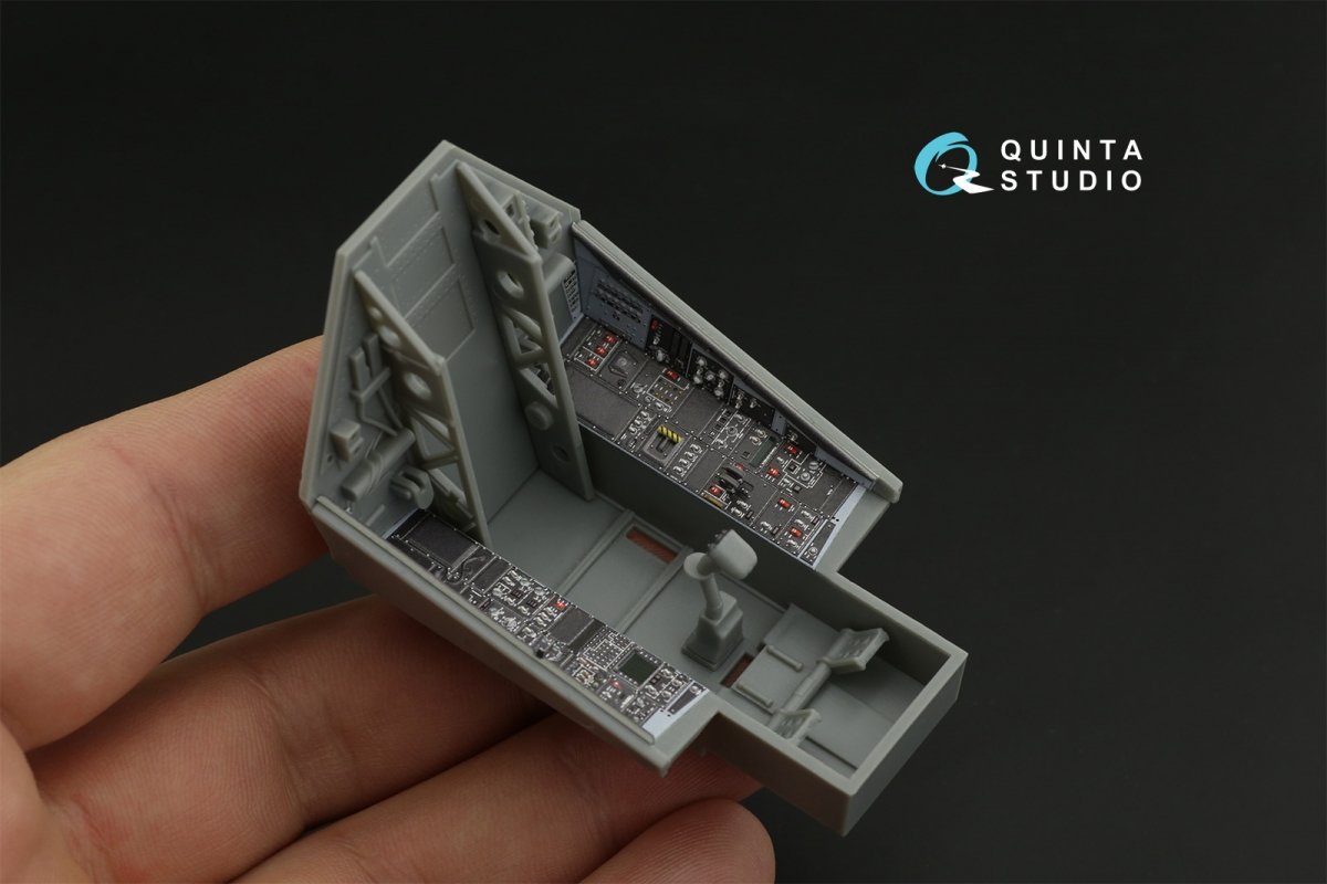 Quinta Studio QD32118 F-117A 3D-Printed &amp;amp; coloured Interior on decal paper (Trumpeter) 1/32 – immagine 4