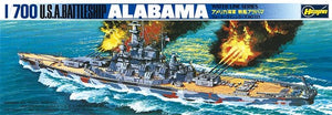 Hasegawa WL608 U.S.S. Alabama 1/700