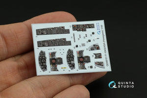 Quinta Studio QD48151 F-104S-ASA 3D-Printed &amp;amp; coloured Interior on decal paper (Hasegawa) 1/48 – zdjęcie 7