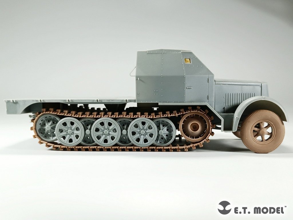 E.T. Model P35-132 WWII German Sd.Kfz.7(8t) Sagged Front Wheels &amp;amp; Spare Wheel Type.1 for Dragon / Trumpeter kit 1/35 – zdjęcie 5
